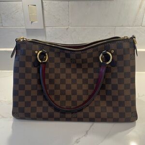 Louis Vuitton Brown Checkered Shoulder Bag